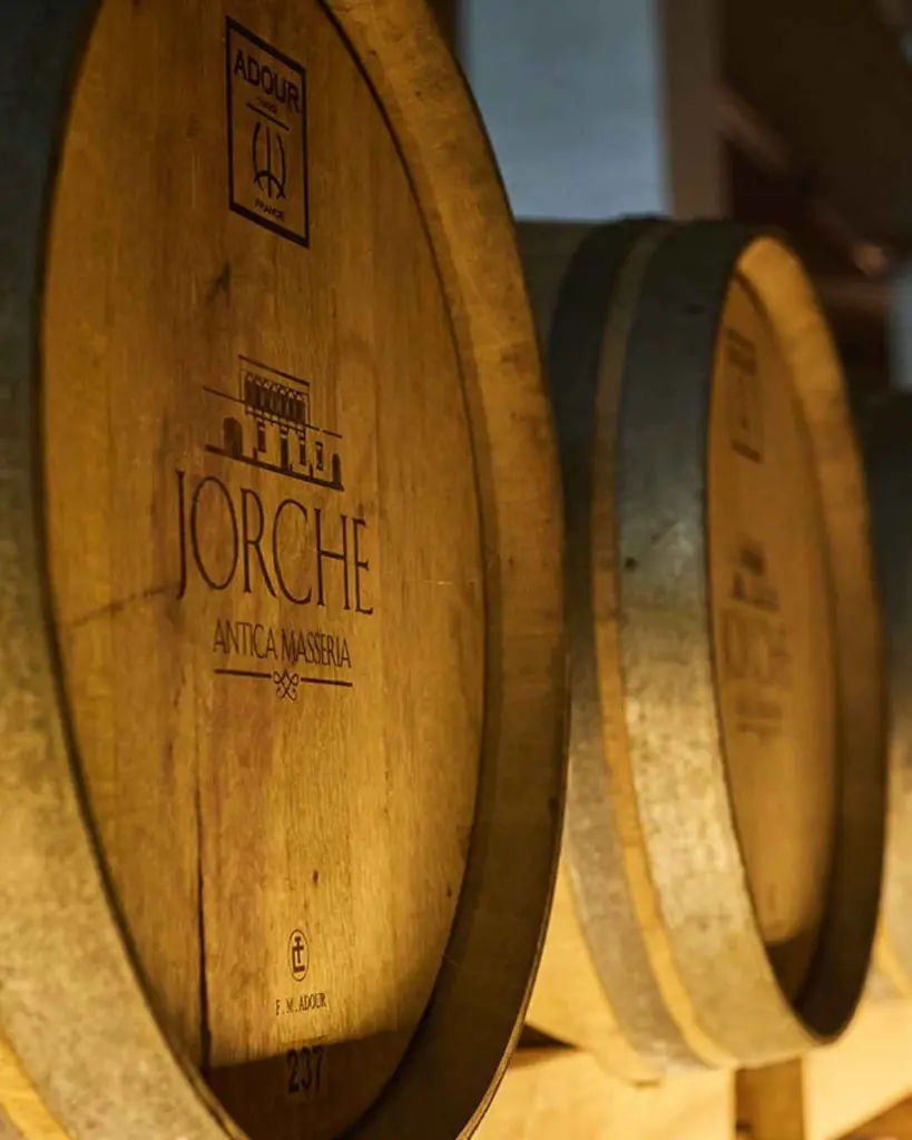 Antica Masseria Jorche, wine cellar.webp