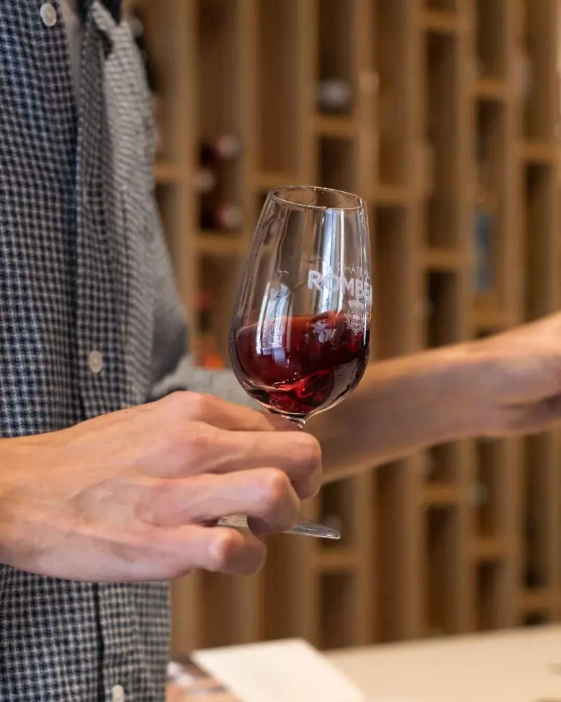 Domaine de Rombeau, red wine tasting.webp