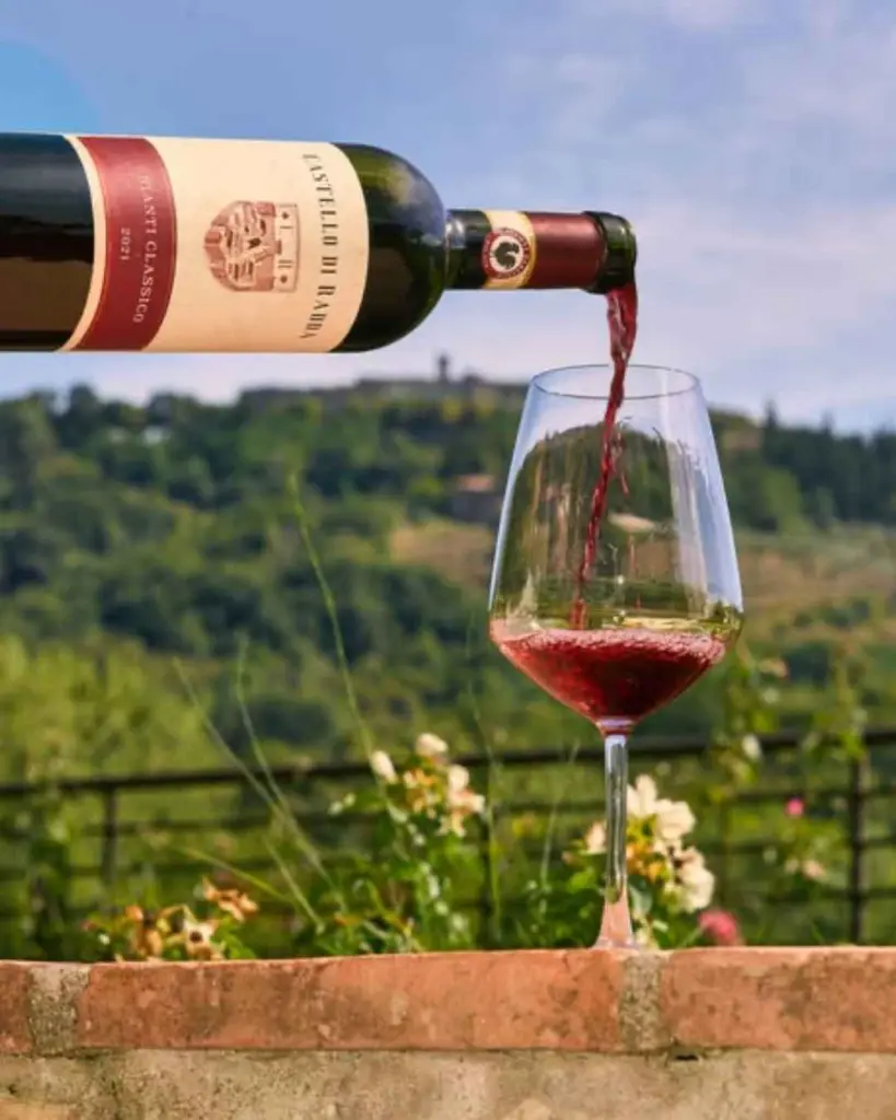 Castello Di Radda red wine tasting.webp