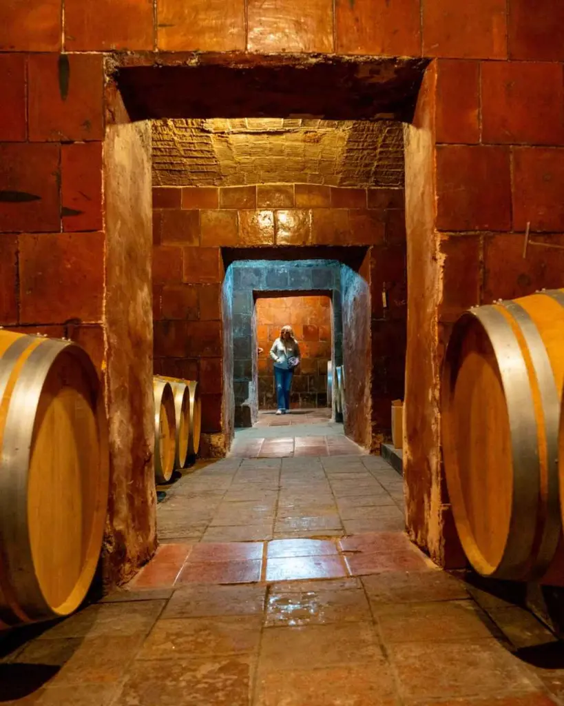 Bodegas Torre Del Veguer, aging cellar.webp