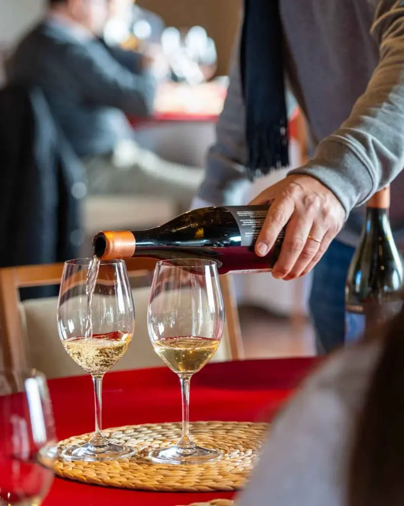 Bodegas Torre Del Veguer, white wine tasting.webp