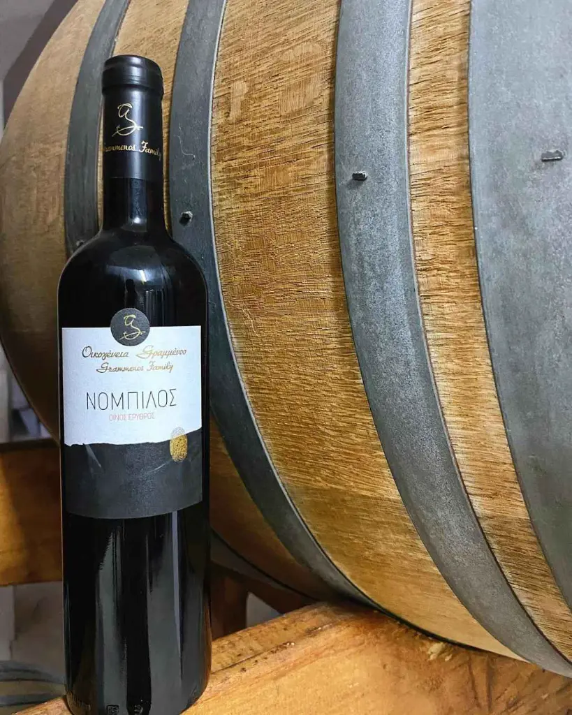 Grammenos Winery cellar wines visit.webp
