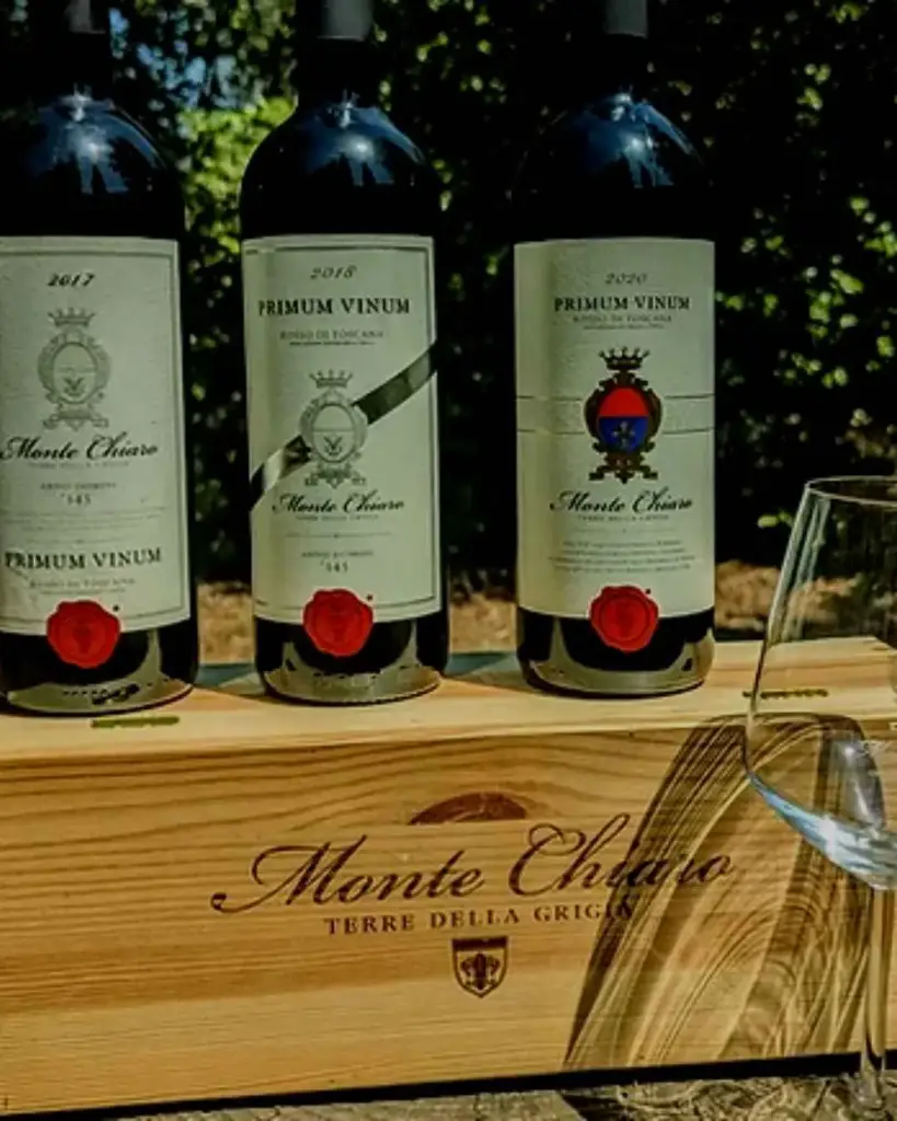 Italy, Tuscany, MonteChiaro - Taste Throught 4 Vintages Of Our Top Supertuscan