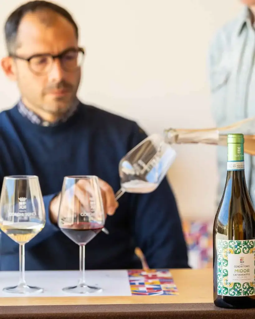 Italy, Sicily, Gorghi Tondi - Sicily in a bottle