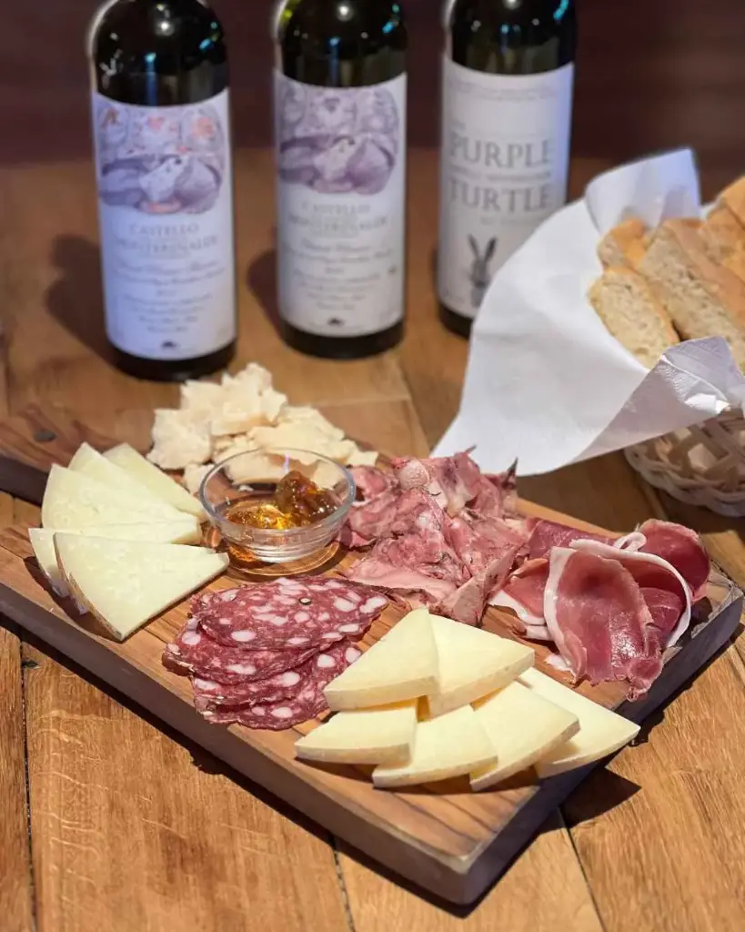 Italy, Tuscany, Castello Monterinaldi - Signature Tasting with charcuterie and cheese pairing
