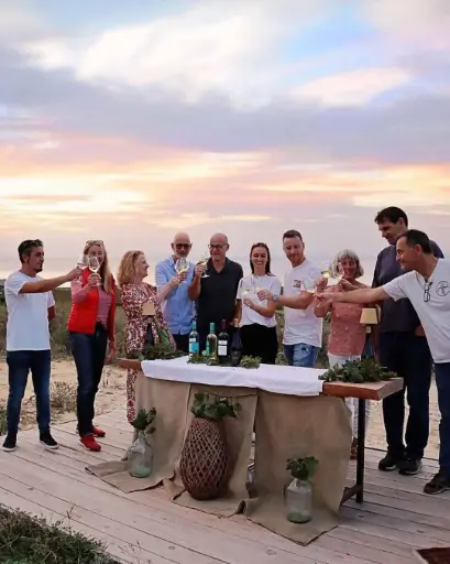 Italy, Sardinia, Roccabianca - SUNSET WINE TASTING