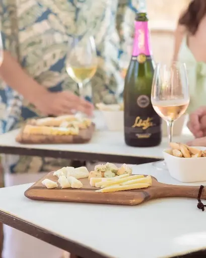 Spain, Catalonia, Caves Nadal - Bubbles & Cheeses