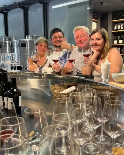 Spain, Catalonia, Bell Cros - Tasting of 3 wines in Inner Circle Bar