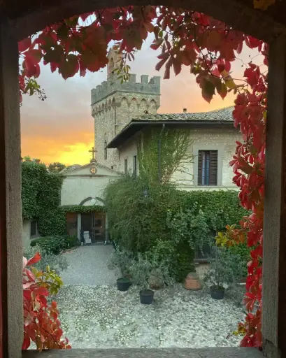 Italy, Tuscany, Conte Guicciardini Castello Di Poppiano - Tower Tour Poppiano Castle