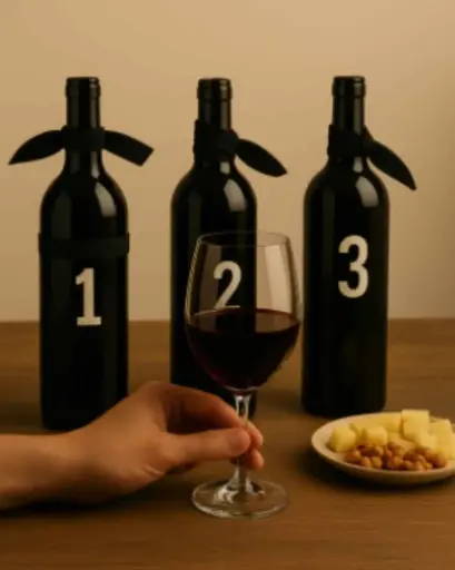 Italy, Tuscany, Pietraserena - Blind Tasting A Sensory Experience 5 Wines