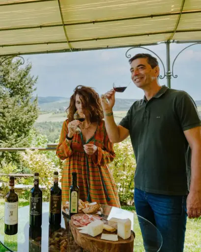 Italy, Tuscany, Quercia al Poggio - A Tavola